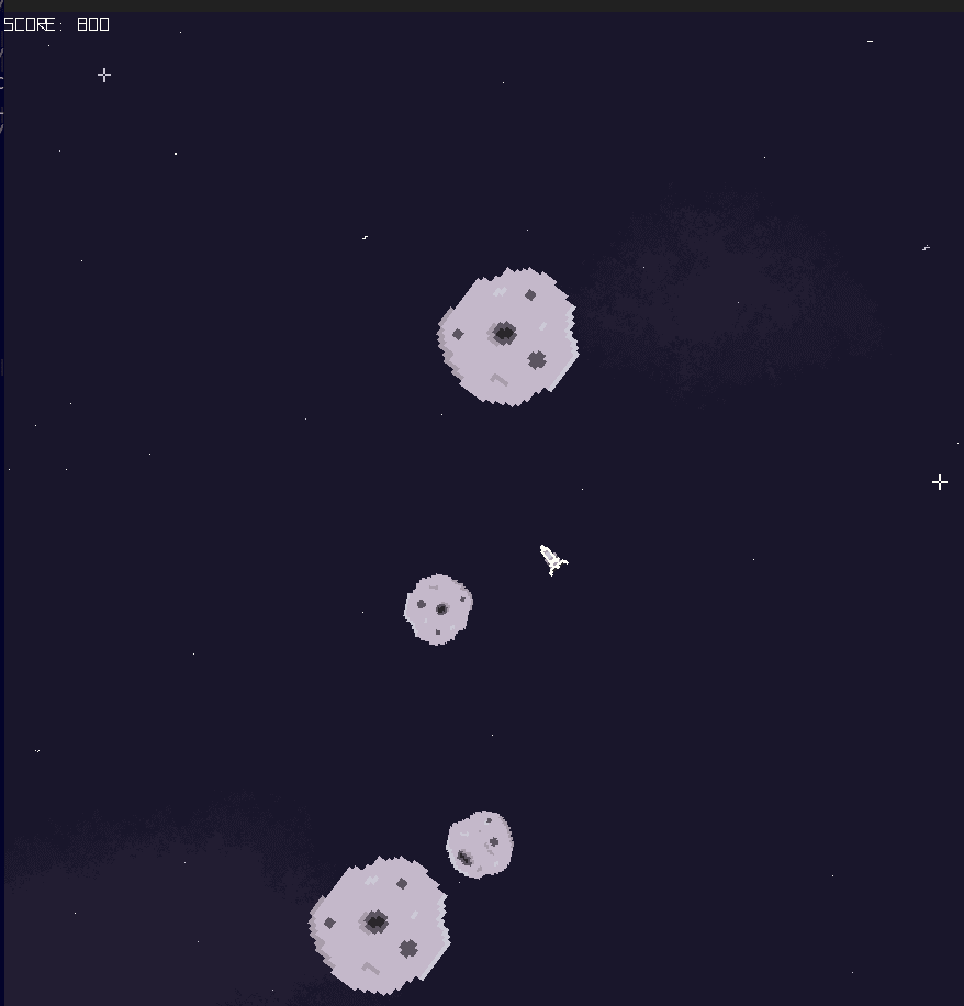 Asteroids screenshot